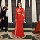 Illustration for article titled Metallic Gowns, Tons of Black and Icy Stares at Vanity Fair's Annual Oscars Afterparty